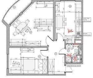 2-к квартира, вторичка, 78м2, 2/6 этаж