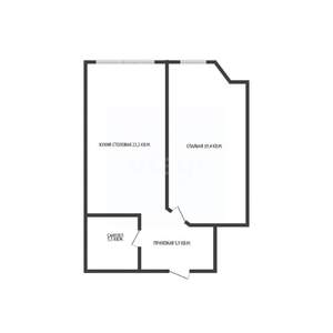 1-к квартира, вторичка, 55м2, 2/7 этаж