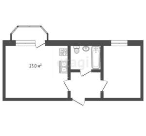 1-к квартира, вторичка, 50м2, 3/5 этаж