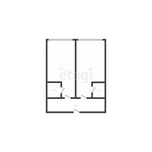 2-к квартира, вторичка, 55м2, 1/8 этаж