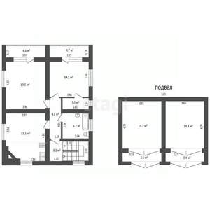 3-к квартира, вторичка, 78м2, 2/3 этаж