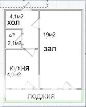 1-к квартира, вторичка, 30м2, 3/5 этаж
