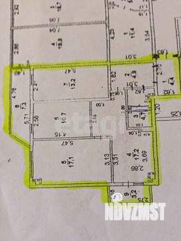 3-к квартира, вторичка, 72м2, 2/8 этаж