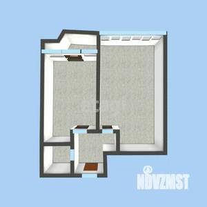 1-к квартира, вторичка, 50м2, 4/6 этаж