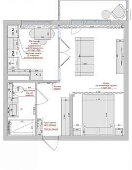 1-к квартира, вторичка, 38м2, 3/4 этаж