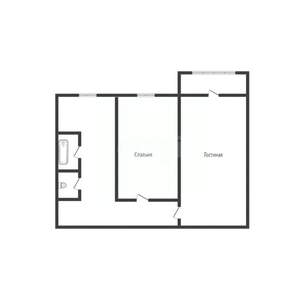 2-к квартира, вторичка, 53м2, 6/9 этаж