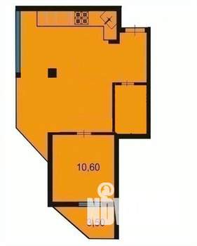 1-к квартира, вторичка, 47м2, 3/5 этаж