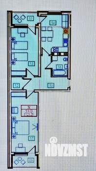 2-к квартира, вторичка, 74м2, 3/8 этаж