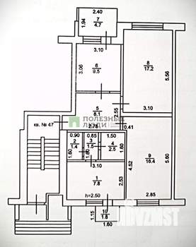 3-к квартира, вторичка, 64м2, 1/5 этаж