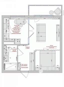 1-к квартира, вторичка, 38м2, 3/4 этаж