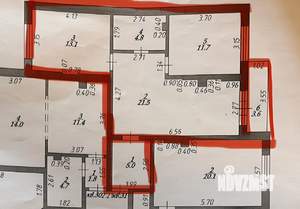 2-к квартира, вторичка, 56м2, 5/6 этаж