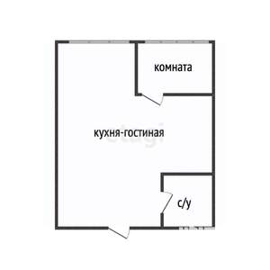 1-к квартира, вторичка, 38м2, 9/9 этаж