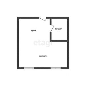 1-к квартира, вторичка, 16м2, 1/5 этаж