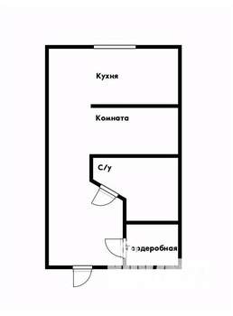 Студия квартира, вторичка, 30м2, 8/8 этаж