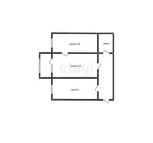 2-к квартира, вторичка, 50м2, 4/5 этаж