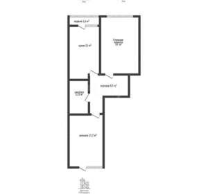 2-к квартира, вторичка, 70м2, 3/7 этаж