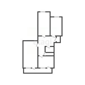 3-к квартира, вторичка, 65м2, 2/5 этаж