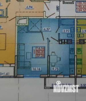 1-к квартира, вторичка, 41м2, 5/7 этаж