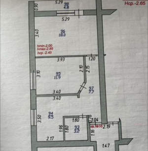 2-к квартира, вторичка, 50м2, 4/5 этаж