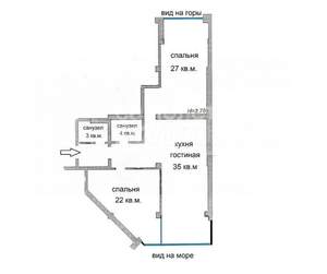 3-к квартира, вторичка, 97м2, 9/11 этаж