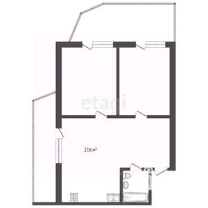 2-к квартира, вторичка, 70м2, 3/9 этаж