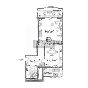 2-к квартира, вторичка, 109м2, 4/6 этаж