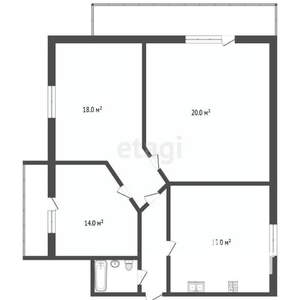 3-к квартира, вторичка, 110м2, 4/10 этаж