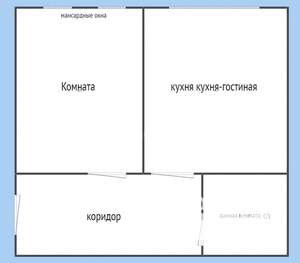 1-к квартира, вторичка, 51м2, 8/8 этаж