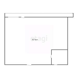 Студия квартира, вторичка, 36м2, 1/17 этаж