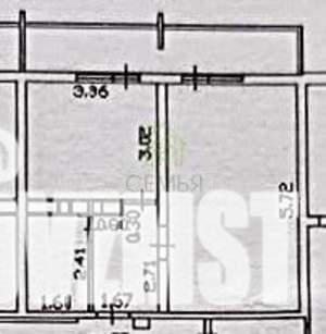 1-к квартира, вторичка, 38м2, 4/15 этаж