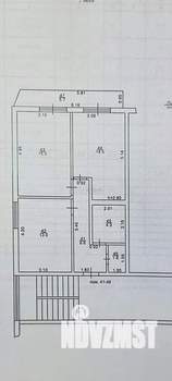 2-к квартира, вторичка, 55м2, 2/4 этаж