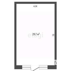 Студия квартира, вторичка, 30м2, 1/5 этаж