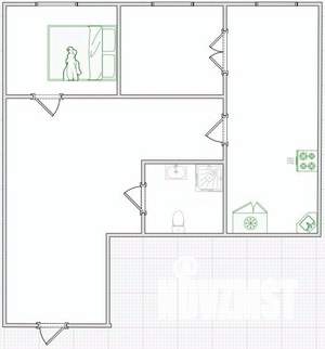2-к квартира, вторичка, 64м2, 4/10 этаж