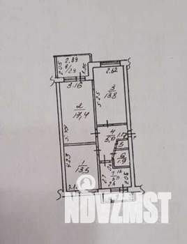 3-к квартира, вторичка, 58м2, 4/5 этаж