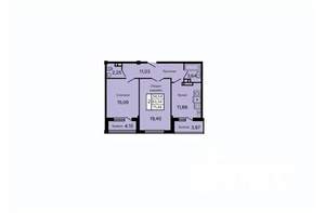 2-к квартира, вторичка, 71м2, 3/9 этаж