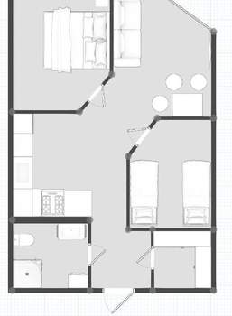 2-к квартира, вторичка, 50м2, 3/8 этаж