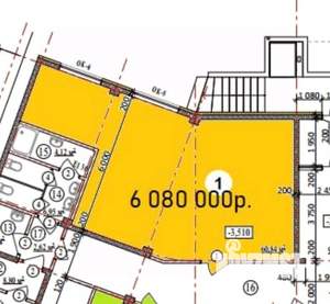 2-к квартира, вторичка, 61м2, 1/9 этаж