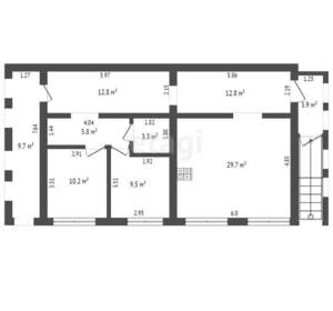 2-к квартира, вторичка, 84м2, 1/2 этаж