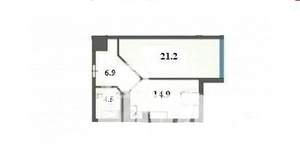 2-к квартира, вторичка, 48м2, 8/8 этаж