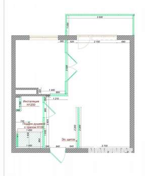 1-к квартира, вторичка, 38м2, 3/4 этаж
