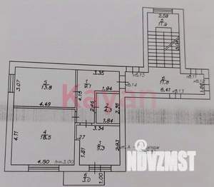 2-к квартира, вторичка, 55м2, 3/6 этаж