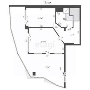 4-к квартира, вторичка, 109м2, 10/11 этаж