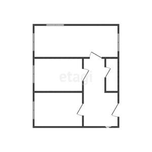 2-к квартира, вторичка, 74м2, 1/6 этаж