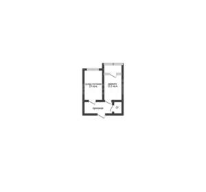 1-к квартира, вторичка, 55м2, 3/7 этаж
