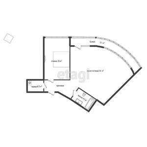 2-к квартира, вторичка, 102м2, 6/8 этаж