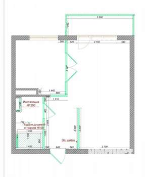 1-к квартира, вторичка, 38м2, 3/4 этаж