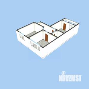 2-к квартира, вторичка, 60м2, 2/7 этаж