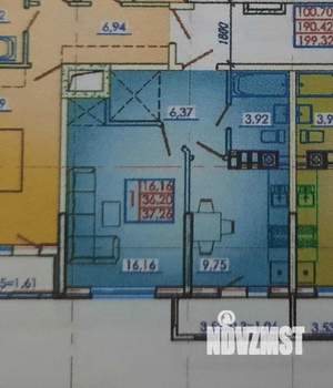 1-к квартира, вторичка, 41м2, 5/7 этаж