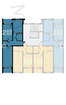 2-к квартира, вторичка, 73м2, 8/8 этаж