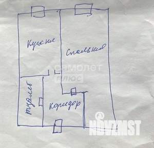 1-к квартира, вторичка, 22м2, 5/5 этаж